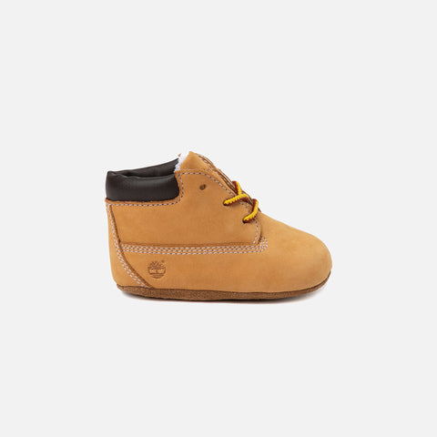 Timberland Crib Bootie with Hat - Wheat