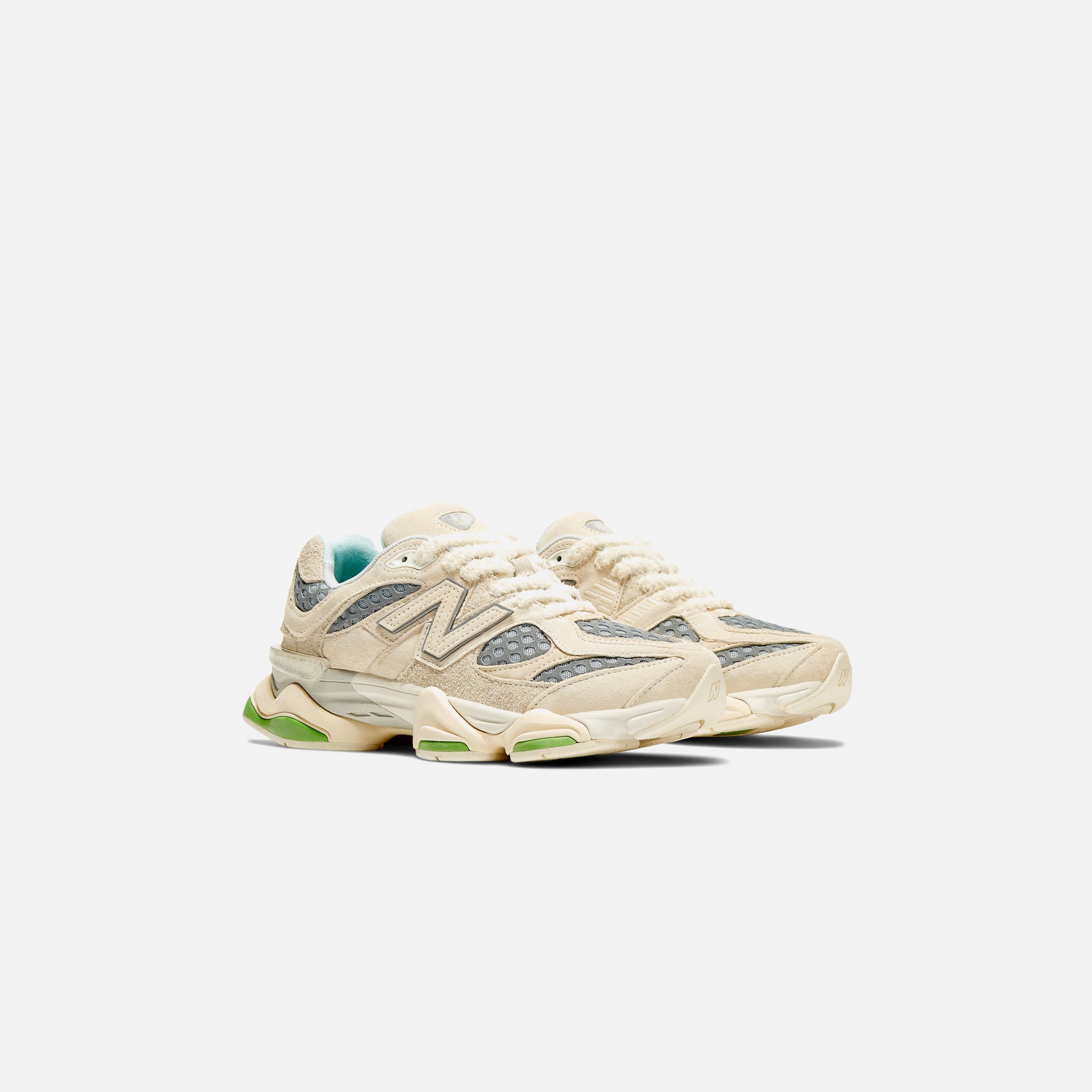 New Balance 9060 Bricks & Wood - Angora / Rain Cloud – Kith