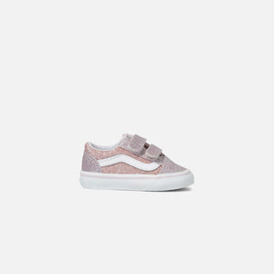 Vans Toddler Old Skool V 99B Two Tone Glitter - Orchid Ice / Power Pink
