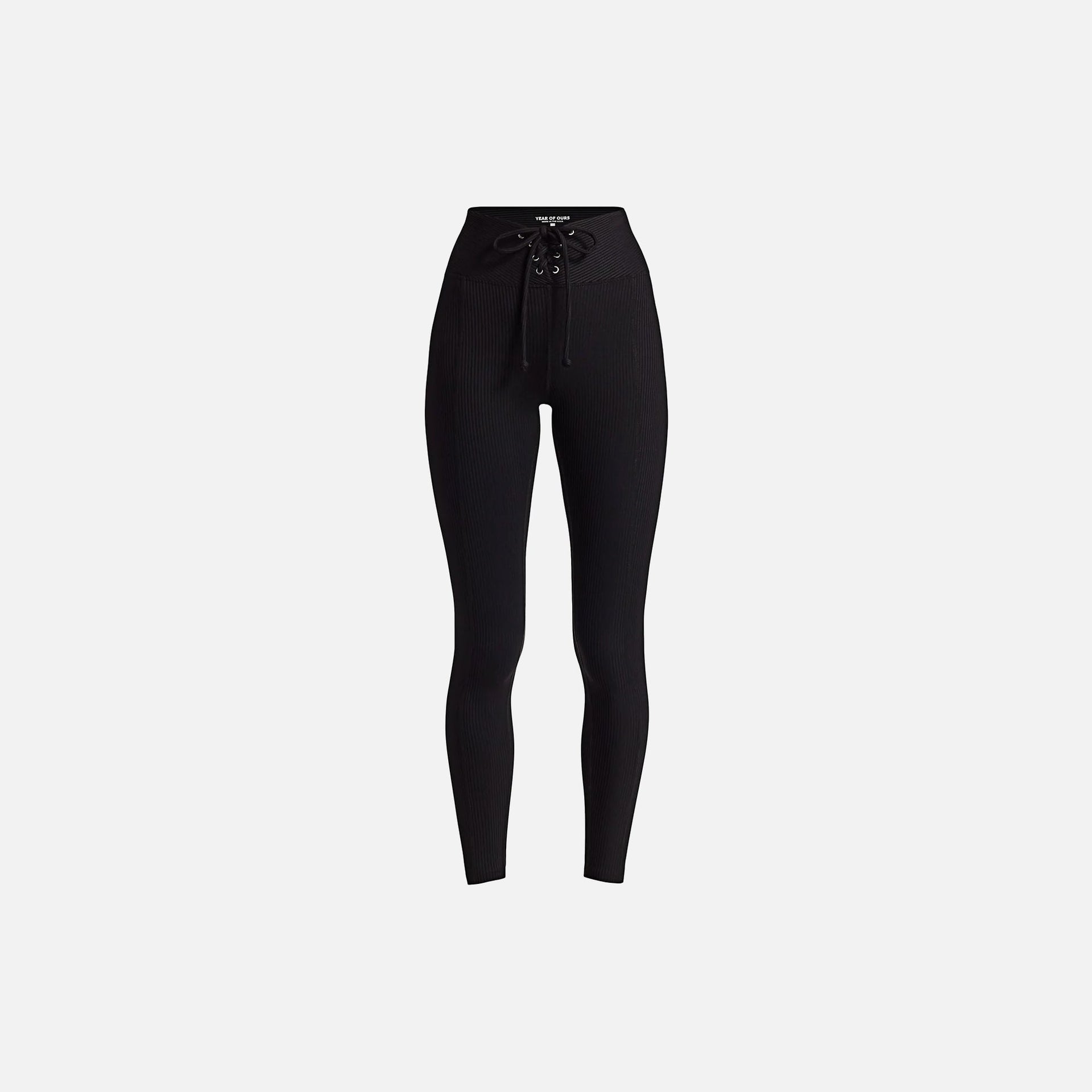 Year of Ours Ribbed Football Legging - Black